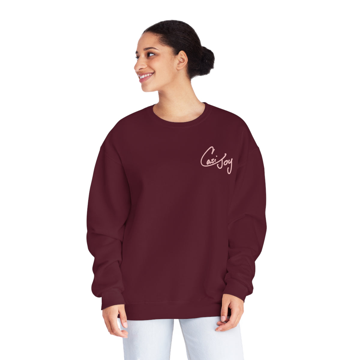 "We Run on Fumes & Hope" (Two Sided) Unisex NuBlend® Crewneck Sweatshirt