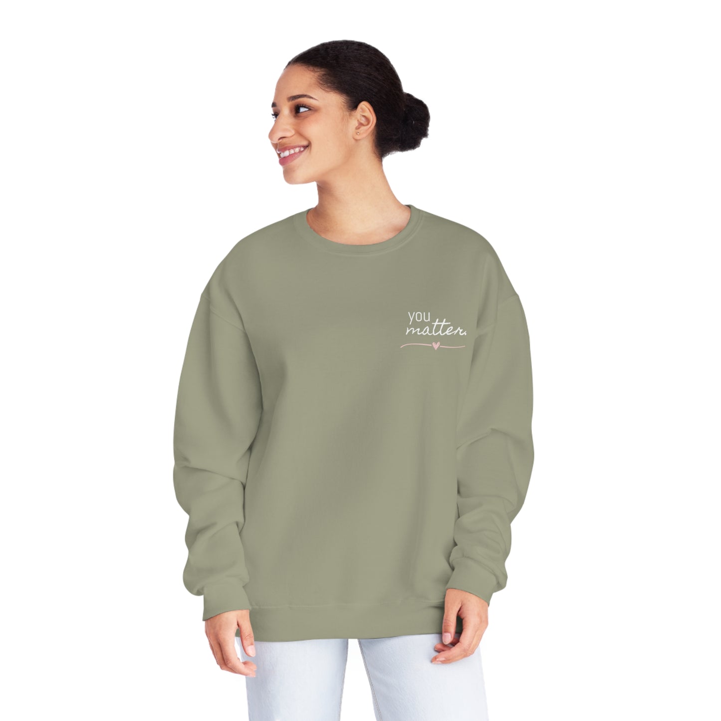 You Matter (Dear Person Behind Me) Unisex NuBlend® Crewneck Sweatshirt