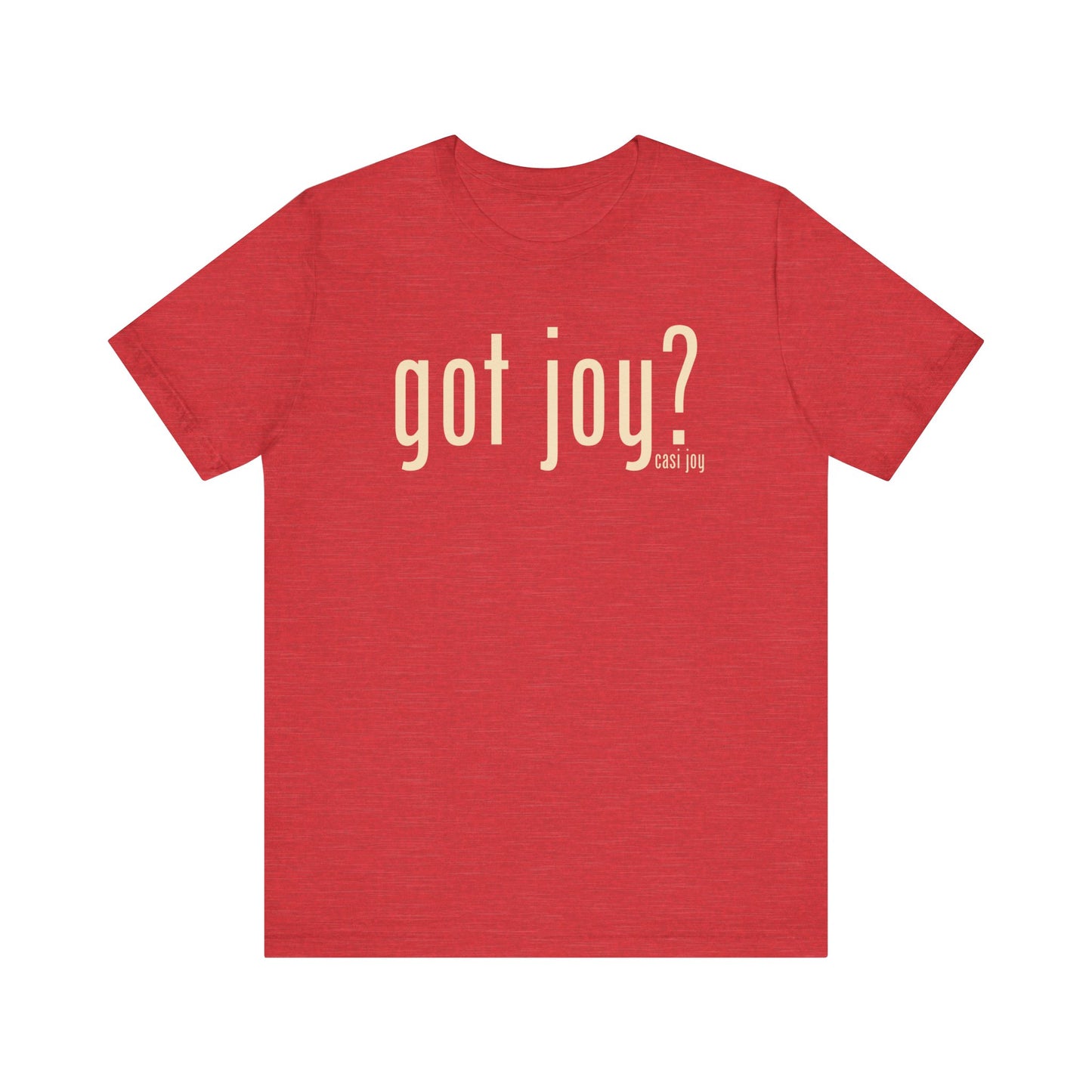 Got Joy? Unisex Jersey Short Sleeve Tee