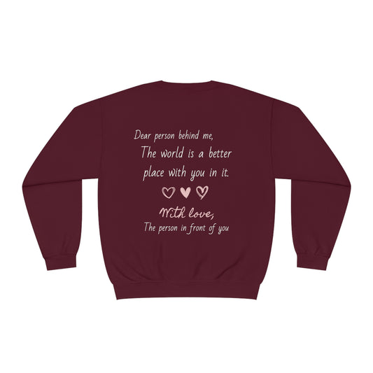 You Matter (Dear Person Behind Me) Unisex NuBlend® Crewneck Sweatshirt