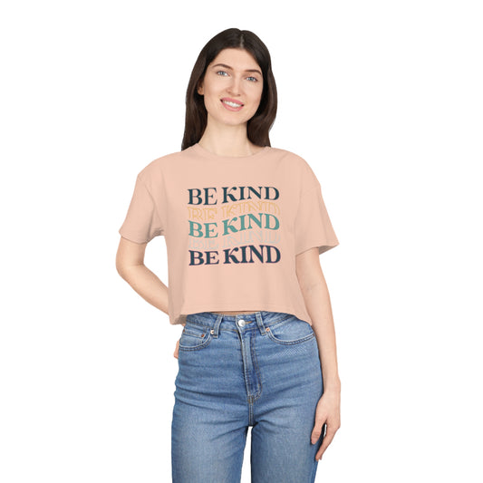 Be Kind Women's Crop Tee