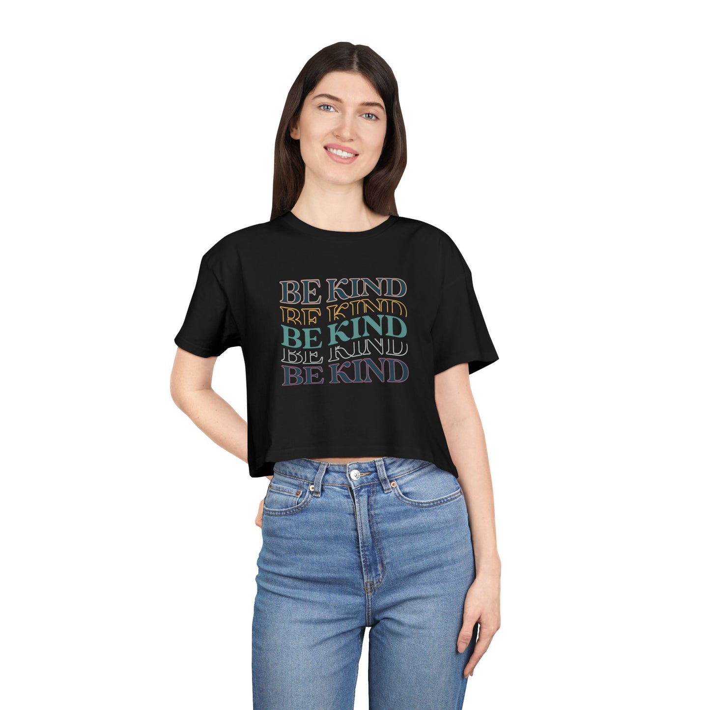 Be Kind Women's Crop Tee