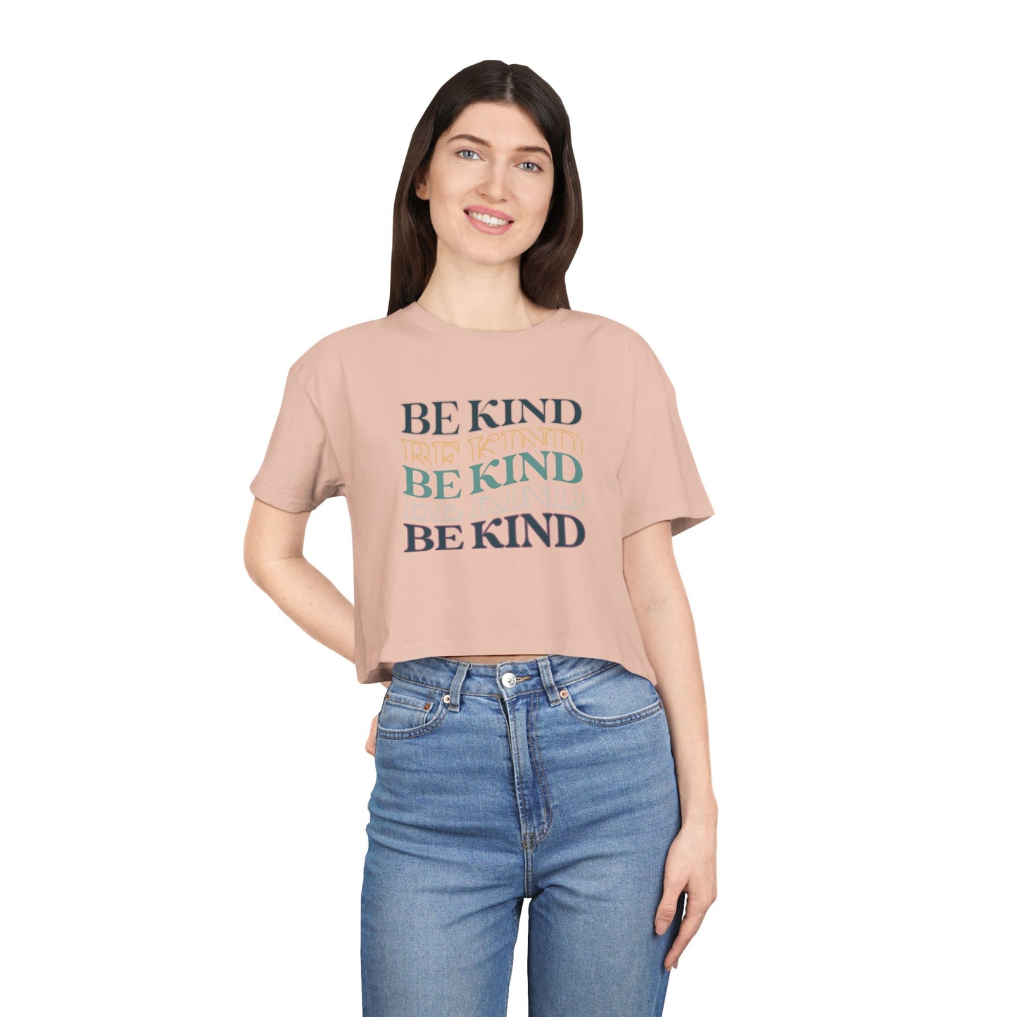 Be Kind Women's Crop Tee